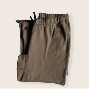 Mountain Hardwear Brown Drawstring Yoga Pants